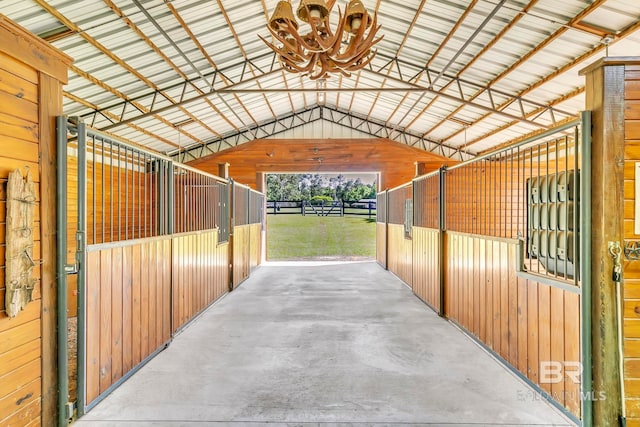 view of stable