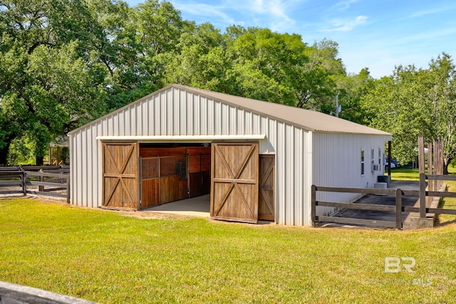view of stable