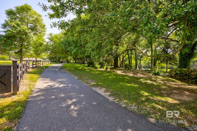 surrounding community with fence