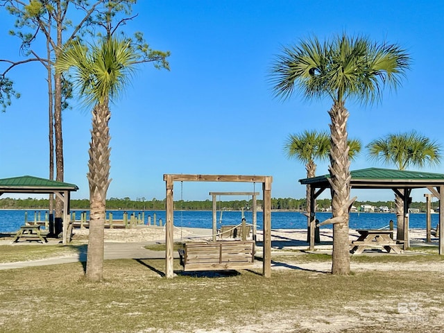 view of home's community featuring a gazebo