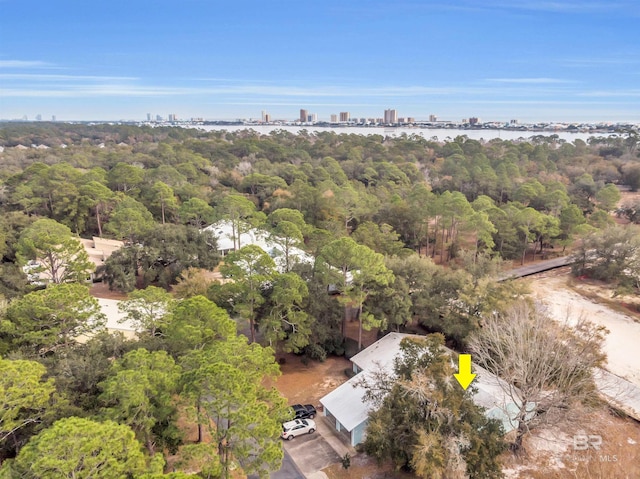 2277 Oyster Bay Ln Unit 502, Gulf Shores, AL 36542 - aerial view featuring a city view and a forest view