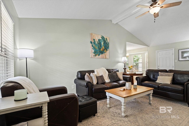 9340 Burnt Tree Dr, Mobile, AL 36695 - living room with a ceiling fan