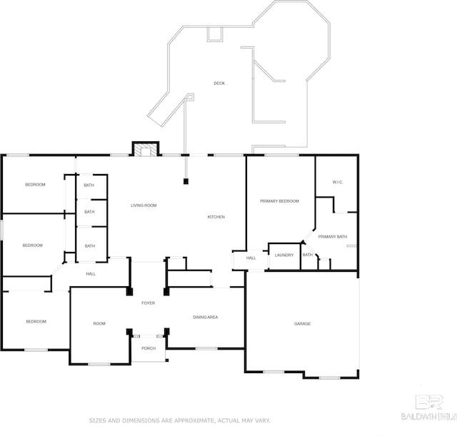 13 Bugle Retreat, Spanish Fort, AL 36527 - floor plan / room layout