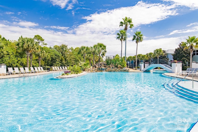 view of community pool