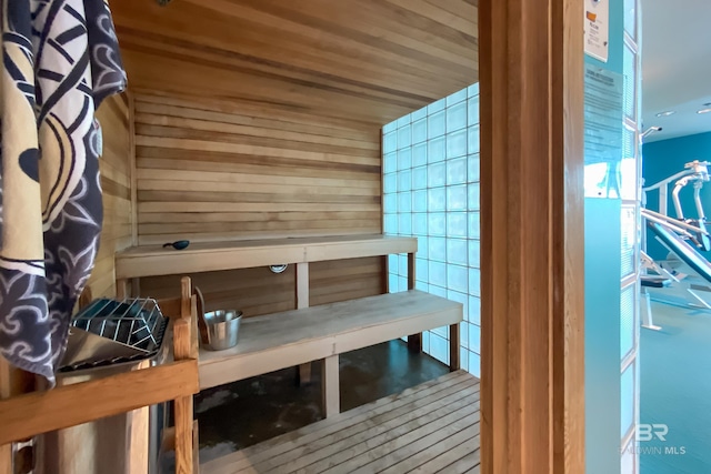 view of sauna / steam room