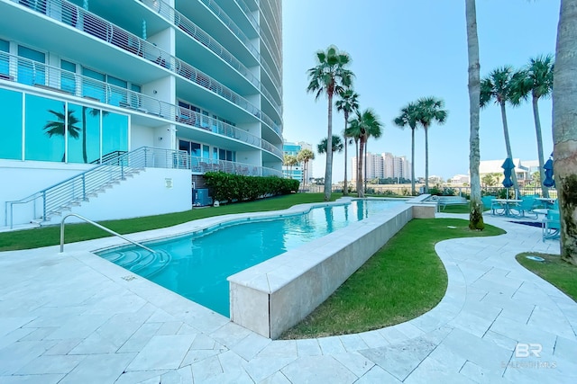 view of community pool