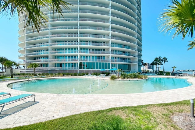 view of pool