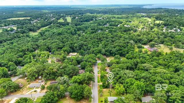 509 Pine St, Daphne, AL 36526 - aerial view of property and surrounding area with a heavily wooded area