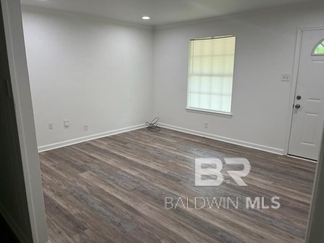 509 Pine St, Daphne, AL 36526 - entryway featuring wood finished floors and recessed lighting