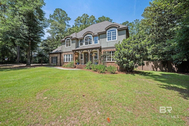7371 Maureen Cir, Spanish Fort, AL 36527 - french country style house featuring stucco siding
