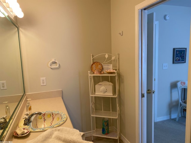 bathroom featuring sink
