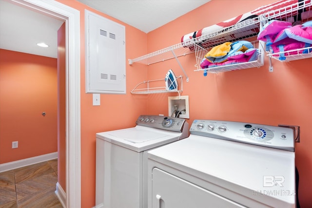 laundry room featuring washer hookup and independent washer and dryer