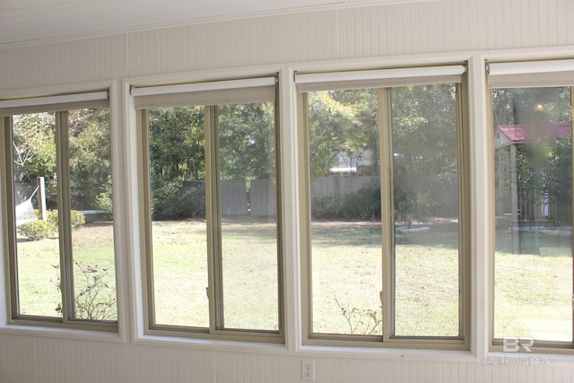 doorway to outside featuring a wealth of natural light