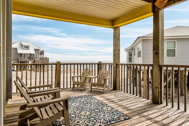 105 Strand Ct, Dauphin Island, AL 36528 - view of wooden deck
