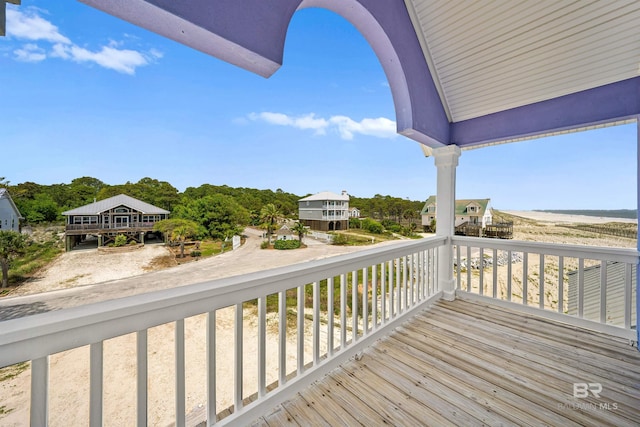 307 Audubon Pl, Dauphin Island, AL 36528 - view of wooden deck