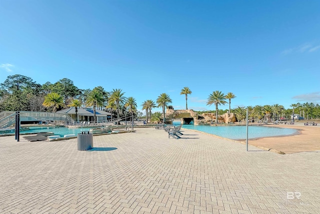 view of pool