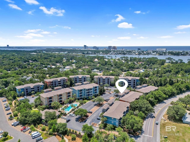 1430 Regency Rd Unit G101, Gulf Shores, AL 36542 - drone / aerial view of a nearby body of water and a pool