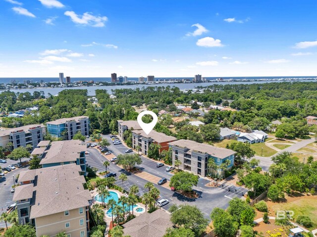 1430 Regency Rd Unit G101, Gulf Shores, AL 36542 - view of urban area with a large body of water and a pool area