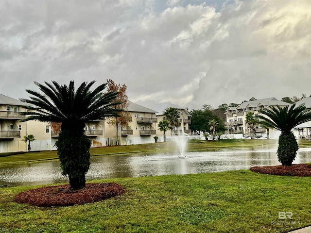 view of water feature