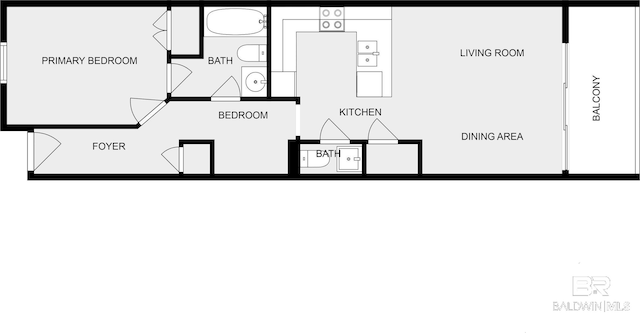 533 W Beach Blvd Unit 602, Gulf Shores, AL 36542 - floor plan