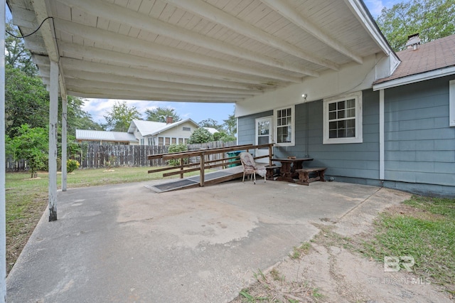 view of patio