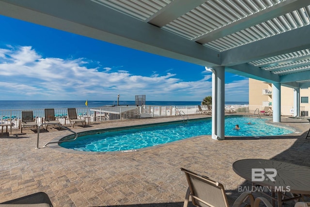 527 E Beach Blvd Unit 603, Gulf Shores, AL 36542 - community pool featuring a patio area and a water view