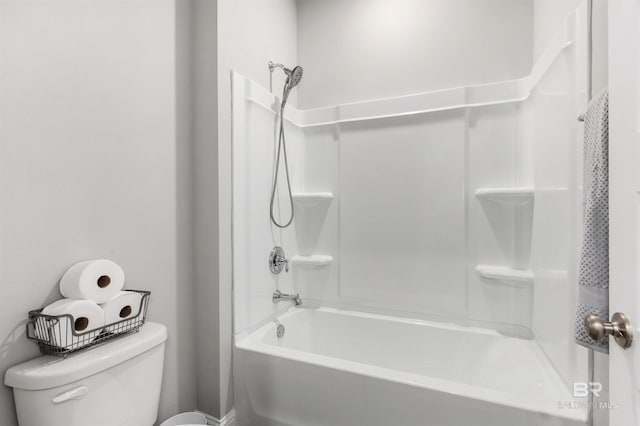 2345 Laurel St, Semmes, AL 36575 - bathroom featuring toilet and shower / bath combination