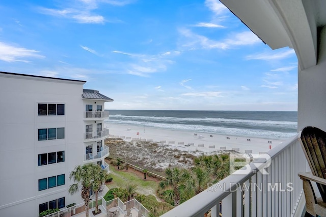 22984 Perdido Beach Blvd Unit 52D, Orange Beach, AL 36561 - property view of water featuring a beach view
