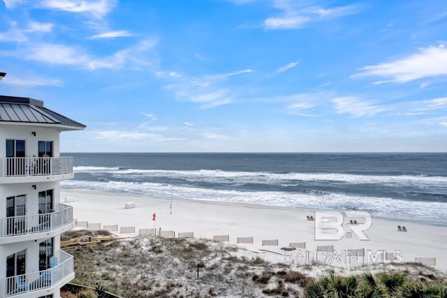 22984 Perdido Beach Blvd Unit 52D, Orange Beach, AL 36561 - property view of water featuring a beach view