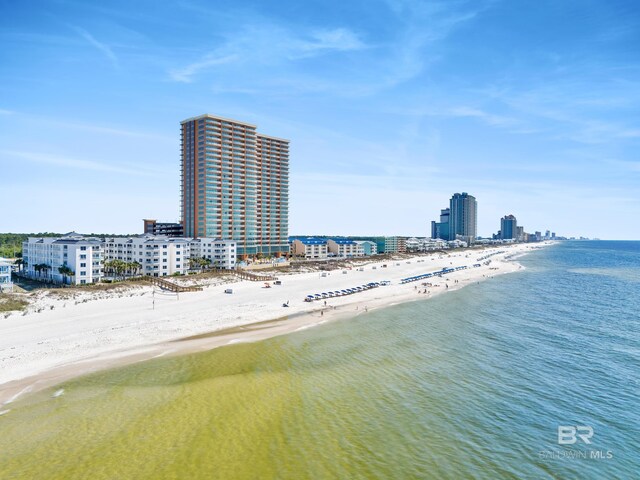 22984 Perdido Beach Blvd Unit 52D, Orange Beach, AL 36561 - property view of water featuring a beach view and a city view