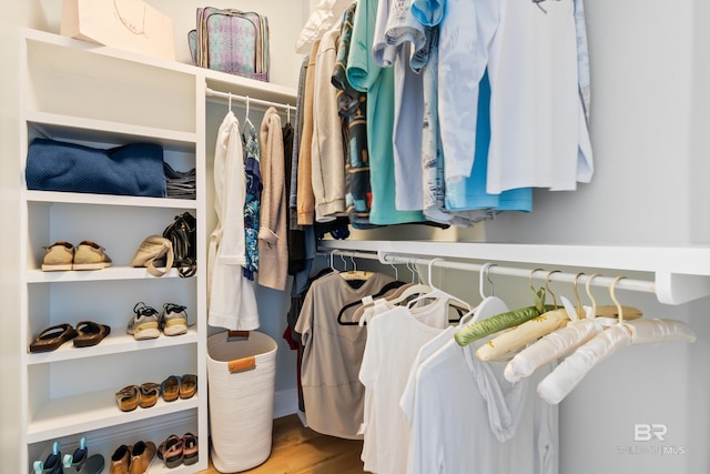 28250 Canal Rd Unit 101, Orange Beach, AL 36561 - walk in closet with wood finished floors