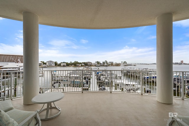 28250 Canal Rd Unit 101, Orange Beach, AL 36561 - balcony featuring a water view