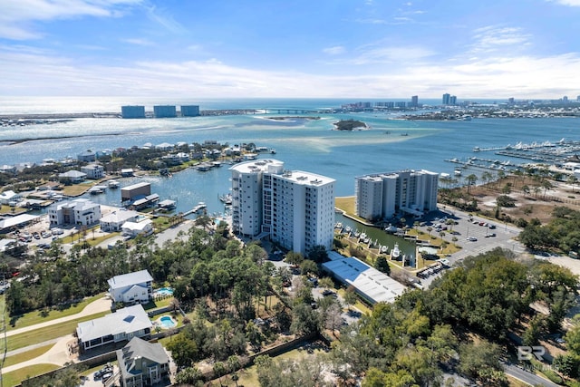 28250 Canal Rd Unit 101, Orange Beach, AL 36561 - bird's eye view with a view of city and a water view
