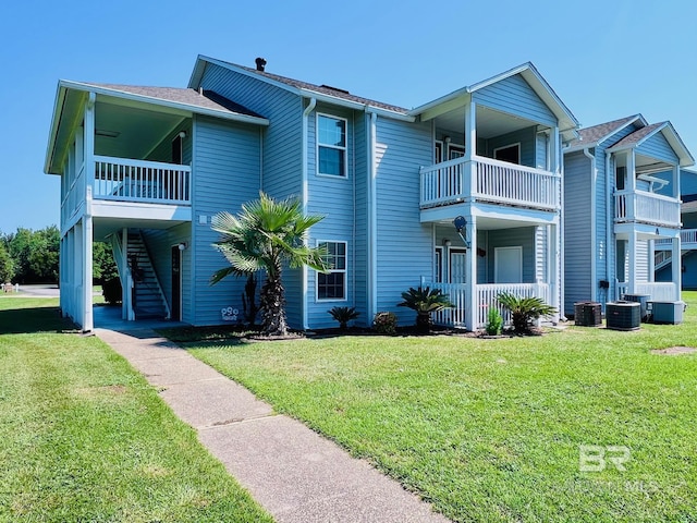 6194 Gulf Shores Pkwy Unit A6, Gulf Shores, AL 36542 - view of property featuring stairs and cooling unit