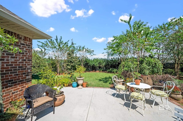 view of patio