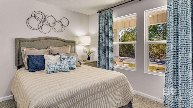 1040 Hayward Loop, Foley, AL 36535 - carpeted bedroom with baseboards and a textured ceiling