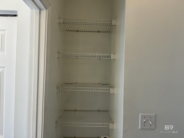 view of pantry