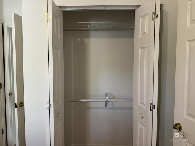 view of closet