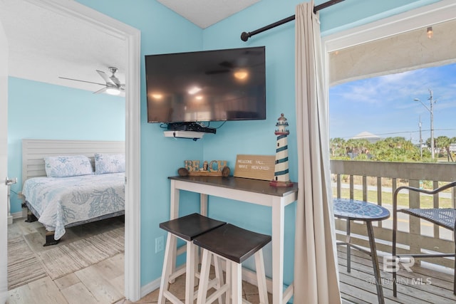 930 W Beach Blvd Unit 108, Gulf Shores, AL 36542 - bedroom featuring wood finished floors and baseboards
