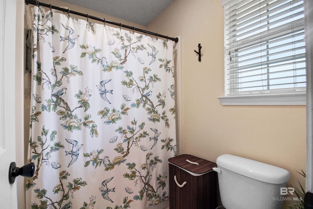 bathroom featuring toilet