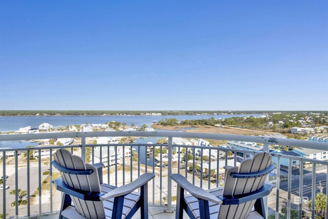 825 W Beach Blvd Unit 10, Gulf Shores, AL 36542 - balcony featuring a water view