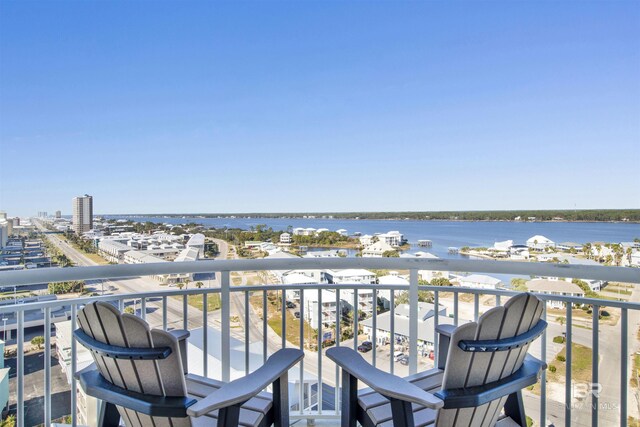 825 W Beach Blvd Unit 10, Gulf Shores, AL 36542 - balcony featuring a water view