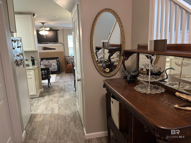 1517 Regency Rd Unit 161, Gulf Shores, AL 36542 - corridor featuring wood finished floors