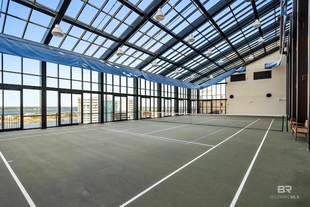 view of sport court