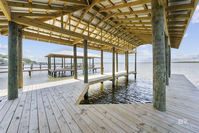 25995 W Perdido Ave, Orange Beach, AL 36561 - dock featuring a water view and boat lift