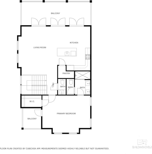 25995 W Perdido Ave, Orange Beach, AL 36561 - view of property floor plan