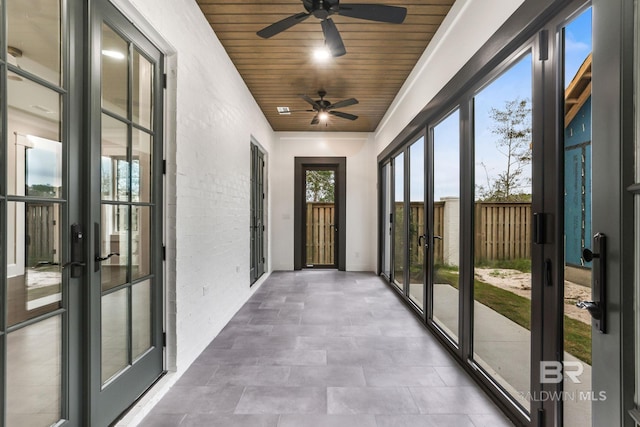 845 Inlet Cir, Gulf Shores, AL 36542 - unfurnished sunroom featuring french doors