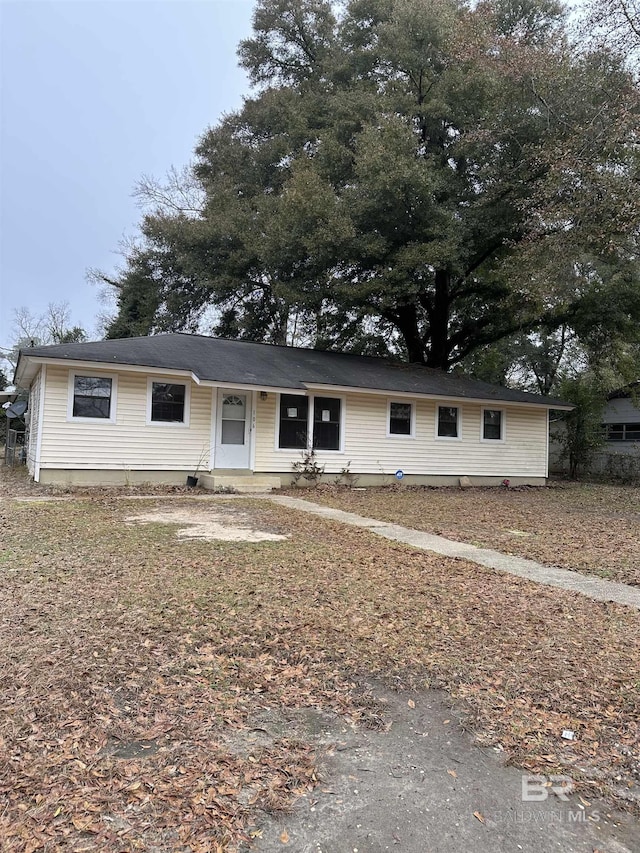 view of front of house