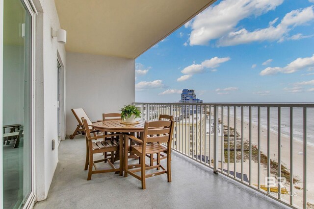 401 E Beach Blvd Unit 1302, Gulf Shores, AL 36542 - balcony featuring a water view