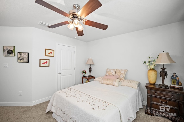 23038 Ridgewood Dr, Robertsdale, AL 36567 - bedroom featuring carpet floors, baseboards, and ceiling fan